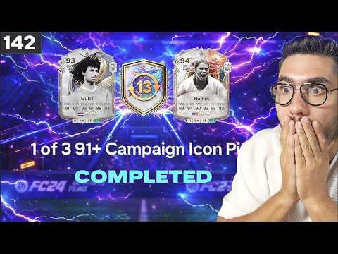 I Risked 13 Tokens On The 1 of 3 91+ Campaign Icon Player Pick & This Happened....