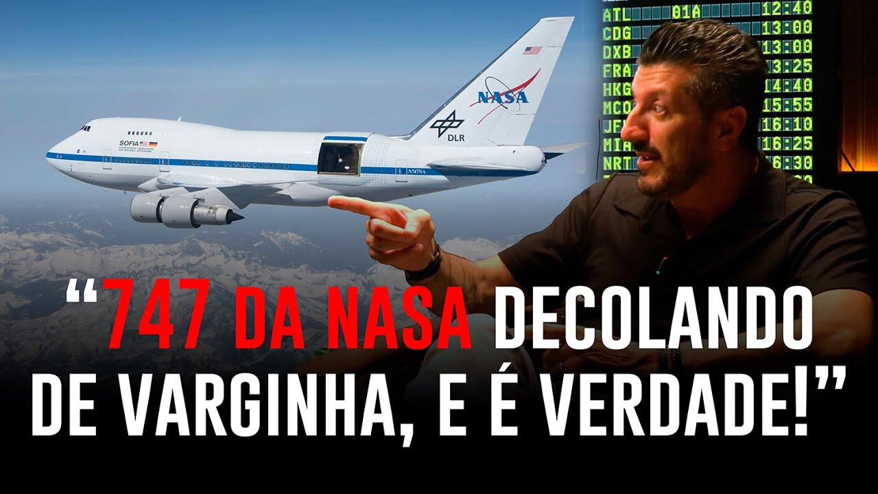 747 Da NASA decolando de Varginha #CortesLitoLounge