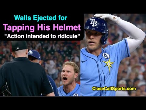 E58 - Taylor Walls Ejected After Tapping His Helmet for ABS Challenge on Nic Lentz's Strike Call