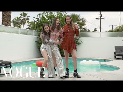 Haim Gets Ready for Coachella | Vogue