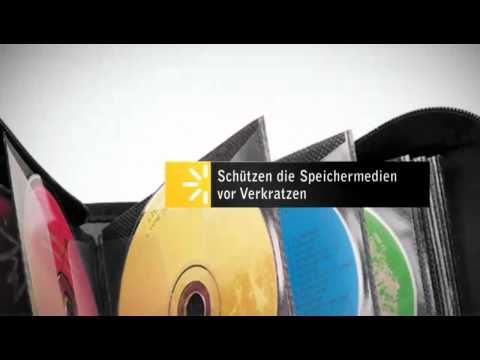 Case Logic CDW32 - CD/DVD-Ordner, Nylon, schwarz, 32 CDs oder DVDs