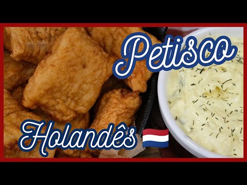 Dutch snack food with yummy sauce: kibbeling recipe