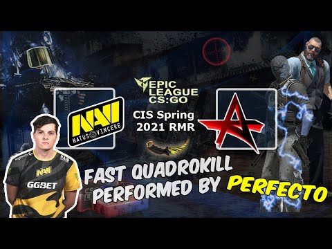 Fast QuadroKill performed by Perfecto, Natus Vincere vs Akuma, EPIC League CIS 2021