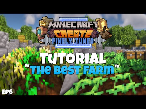 Minecraft Create Mod 0.3.2 Tutorial - The Best Farm Ep 6