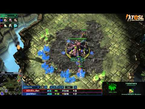 Azubu San (P) vs Ian (Z) - StarCraft 2 - TESL - Season Two Round Robin - G2