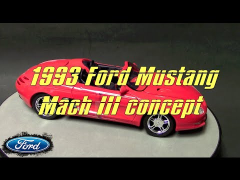 Thumbnail for 1/18 1993 Ford Mustang Mach III concept car, Review by Concept car, Ford Mustang, Car