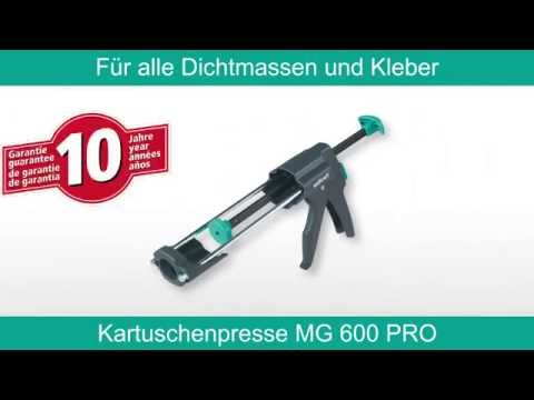 wolfcraft Mechaninis sandarinimo pistoletas MG 600 PRO 4356000 video