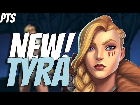 NEW TYRA SKINS ARE GREAT! Paladins PTS "Tyra" Gameplay
