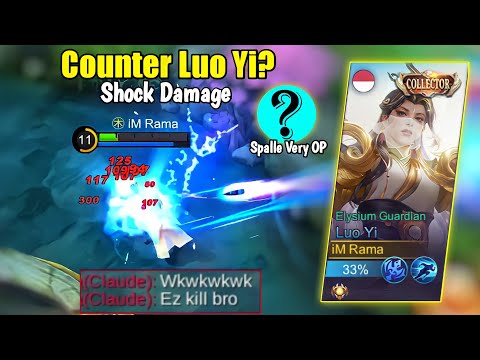 Very Painful !! This Battle Spalle Couter Luo Yi?? Luo Yi Best Build Top 1 Global 2022 - MLBB