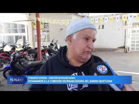 Designaron a la comisión reorganizadora del barrio Martijena de Palpalá