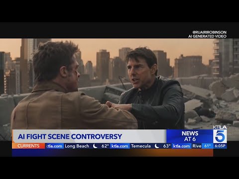 AI fight scene video of Tom Cruise and Brad Pitt goes viral