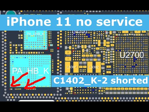 iPhone 11 no service - IMEI and Baseband Firmware are present - Advanced motherboard repair