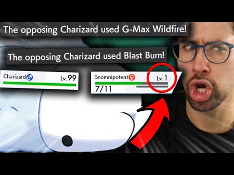 LV 1 Snom Survives Lv 99 Charizard [NO FOCUS SASH]