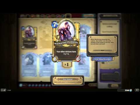 Stormwind Champion HD Hearthstone Golden Card Spotlight