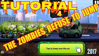 Zombie Tsunami - Tutorial - Tap To Jump Over The Car- The Zombies Refuse