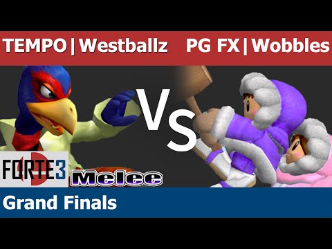 Forte 3 Melee - TEMPO | Westballz (Falco) vs PG FX | Wobbles (ICs) - Grand Finals