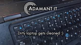 Cleaning up a filthy Dell Latitude
