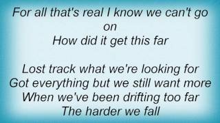 Ana Johnsson - The Harder We Fall Lyrics
