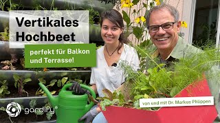 Vertikales Hochbeet "bellissa INALTO L8" - als Naschgarten, Blumenparadies und lebender Sichtschutz!