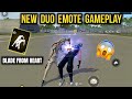 New Duo Emote Blade From Heart Emote Gameplay Faded Wheel Free Fire
