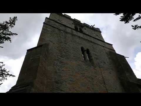 Country Churchyard Cemetery Letcombe Regis Village in Oxfordshire Letcombe Valley Nature Preserve