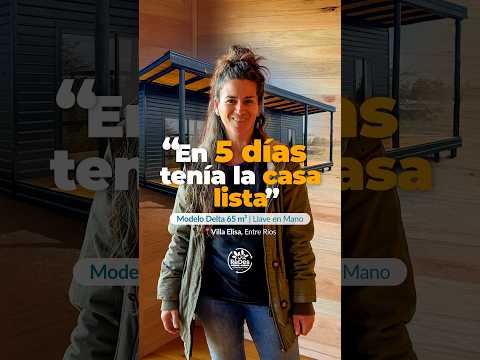 Casa de madera Delta 65 m² en Villa Elisa | Testimonio real