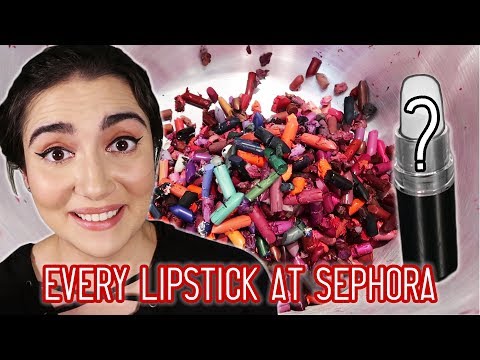 Melting Every Lipstick From Sephora Together