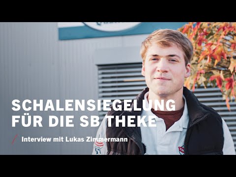 MAP Schalen-Siegelmaschine für SB Theke bei Zimmermann Feinkost