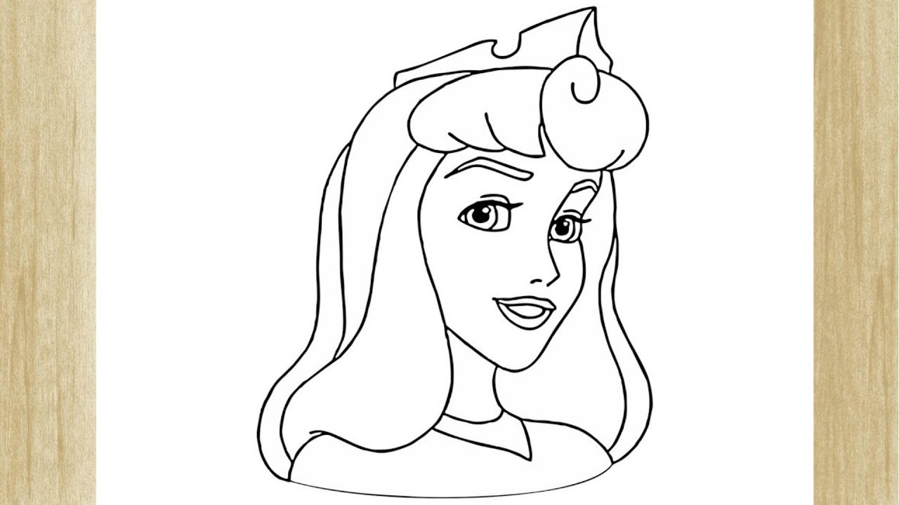 COMO DESENHAR A PRINCESA AURORA (BELA ADORMECIDA)