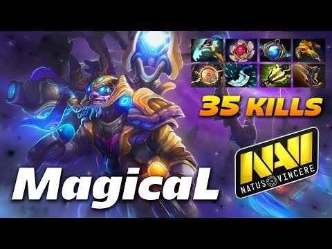MagicaL Tinker 35 KILLS 8 slotted | New Na'Vi Mid Player | Dota 2 Pro Gameplay