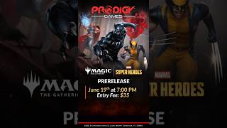 Our MTG x Marvel Superheroes Prerelease Event is TONIGHT at 7PM! Entry Fee $35