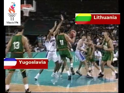 YUGOSLAVIA vs LITHUANIA / 1996 Atlanta Olympic Games / Semi-Final