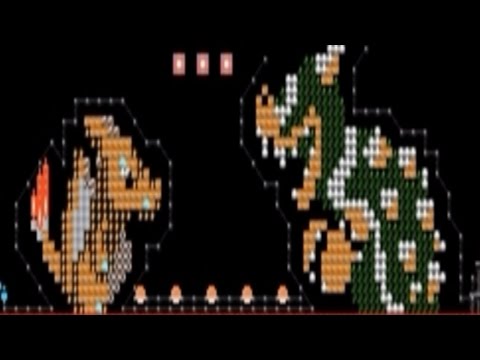 Charizard vs Bowser by Rober - SUPER MARIO MAKER - No Commentary 1AH