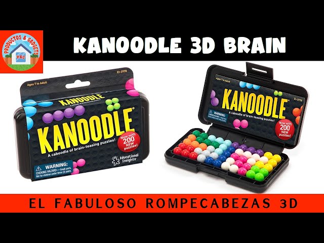 Vídeo relacionado con Learning Resources Kanoodle rompecabezas 3D y 2D, juego lógico portátil con 227 desafíos, 228 piezas, para niños y adultos, edades 7-11