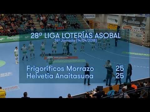 LIGA LOTERIAS ASOBAL J26 Frigoríficos del Morrazo - Helvetia Anaitasuna  25 - 25