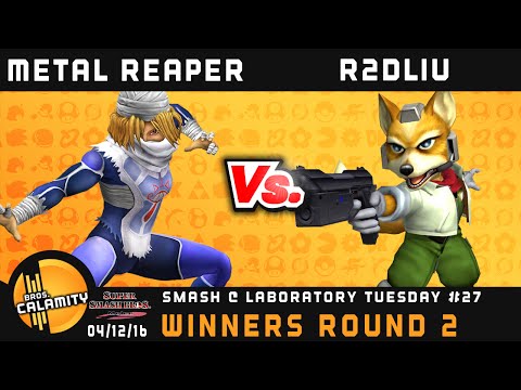 S@LT #27 | Metal Reaper (Sheik, Falco) vs R2DLiu (Fox) - Winners Qtr Finals - SSBM