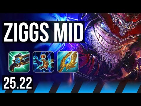 ZIGGS vs AHRI (MID) | EUW Diamond | 25.22