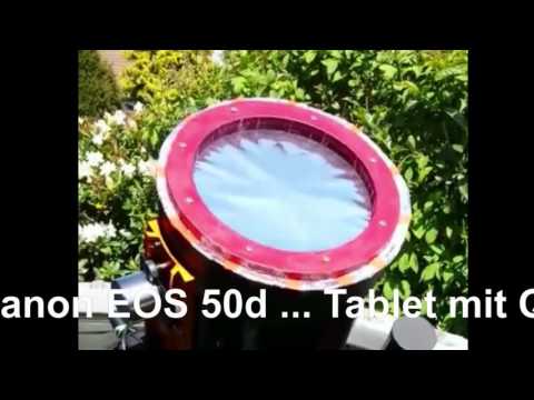 Aufnahme des Merkur-Sonne-Transit 2016