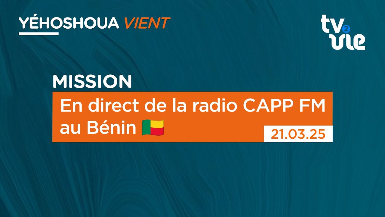Thumbnail of video: En direct de la radio CAPP FM au Bénin 🇧🇯