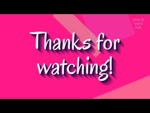 How to say "esber's"! (High Quality Voices)