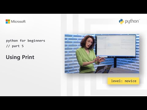 Using Print | Python for Beginners 5 of 44