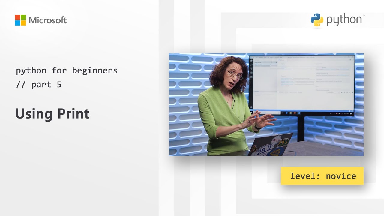 Using Print | Python for Beginners [5 of 44]