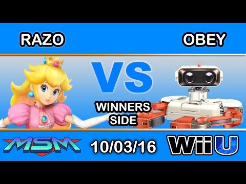 MSM 68 - THb | Razo (Peach) Vs. Obey (Rob) Winners Side - Smash Wii U