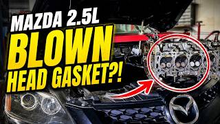 Mazda CX-7 2.5L Head Gasket Replacement (Part 1)-  Cylinder Head Removal