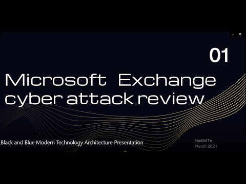 Cyber attack on Microsoft exchange