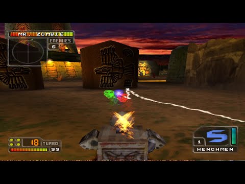 Twisted Metal 4 - Sweet Tooth Playthrough - 1080p