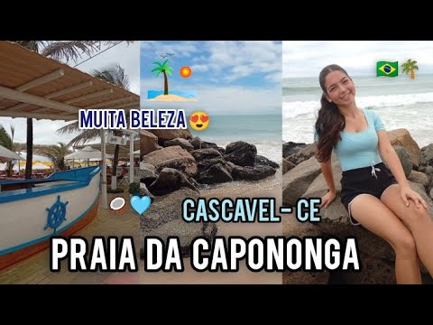 🌊⛱️/CONHEÇA A PRAIA DA CAPONGA|CASCAVEL-CE🌴MUITA BELEZA E CULTURA