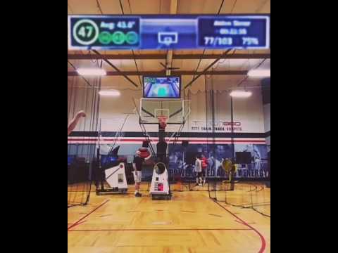 Aidan Slater 25 for 26 three pointers