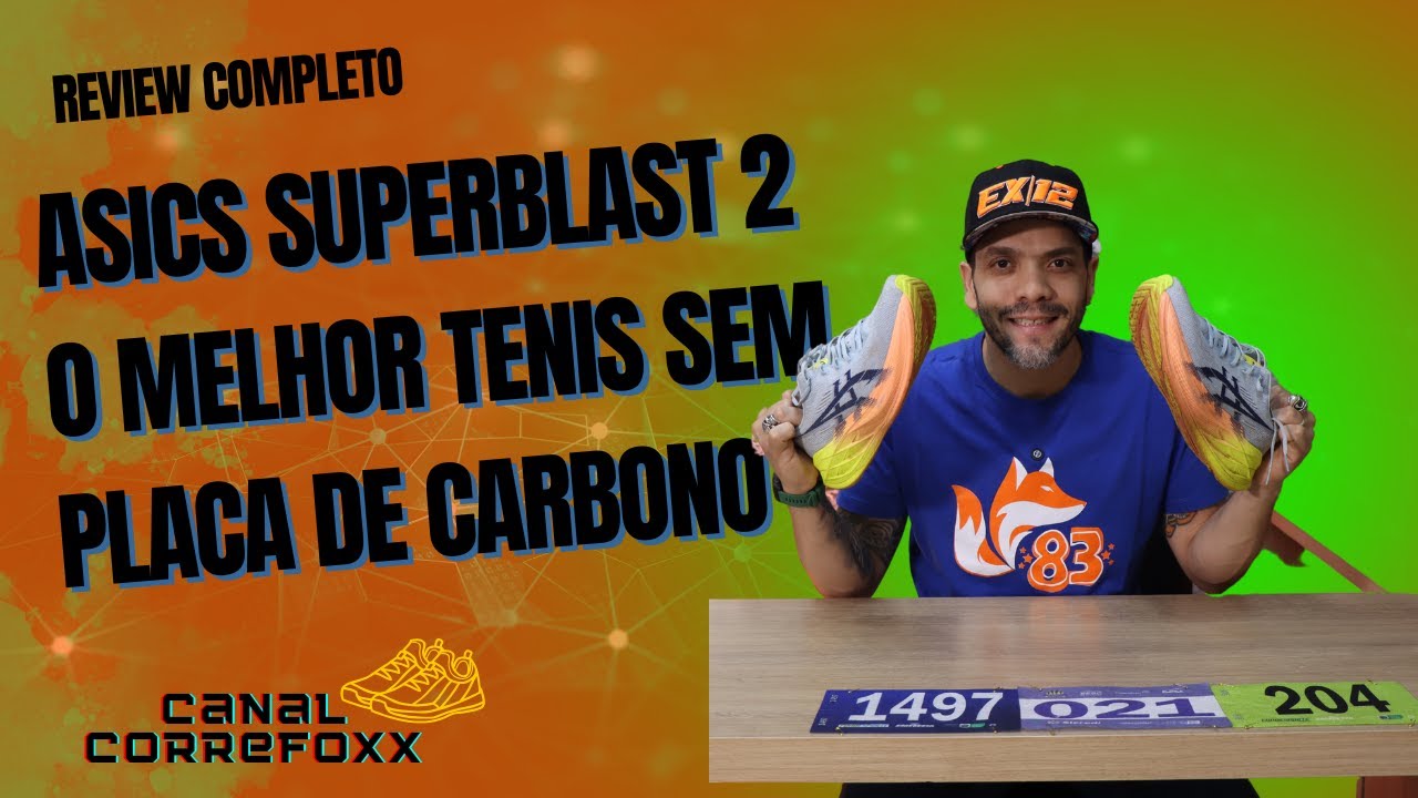 Asics SUPERBLAST 2 - o super treino de respeito - REVIEW CORREFOX