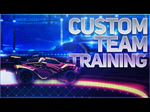 CUSTOM TEAM TRAINING IN ROCKET LEAGUE?? | TUTORIAL AND...